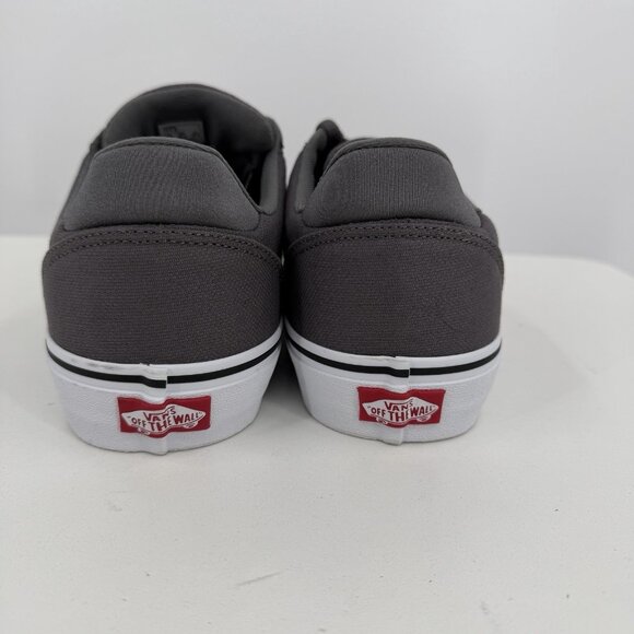 Vans Atwood Deluxe Lace-Up Low Top Sneakers size 11.5 Mene's Pewter Gray/White - Picture 4 of 8